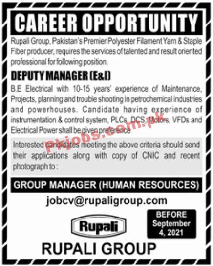 Jobs in Rupali Group