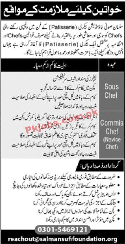 Jobs in Salman Sufi Foundation