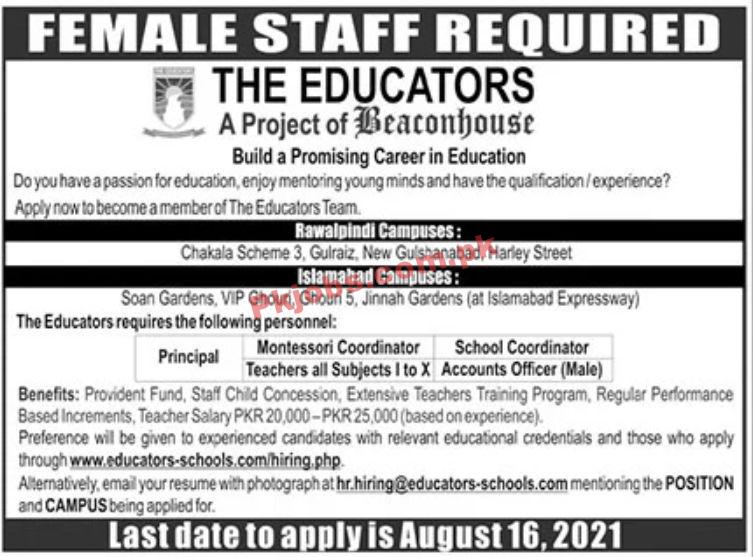 Jobs in The Educators