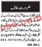 Pakistan Army Welfare Trust Announced Support Staff PK Jobs 2021