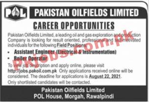 Pakistan Oilfields Limited PK Jobs 2021 | Oil & Gas Exploration Company Management & Engineering PK Jobs 2021