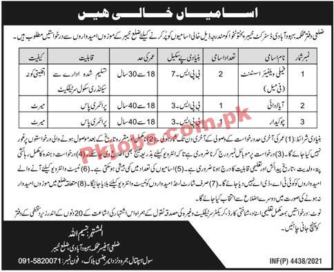 Welfare Department PK Jobs 2021 | Population Welfare Department Announced Latest Management PK Jobs 2021