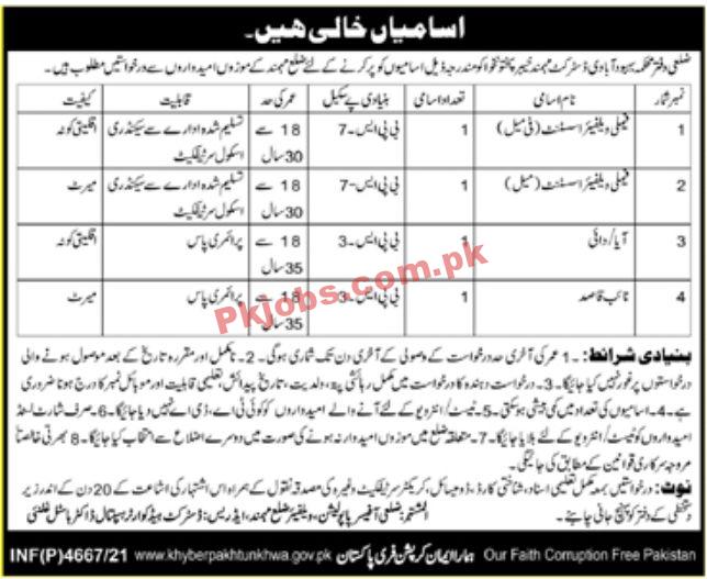 Jobs in Population Welfare Department