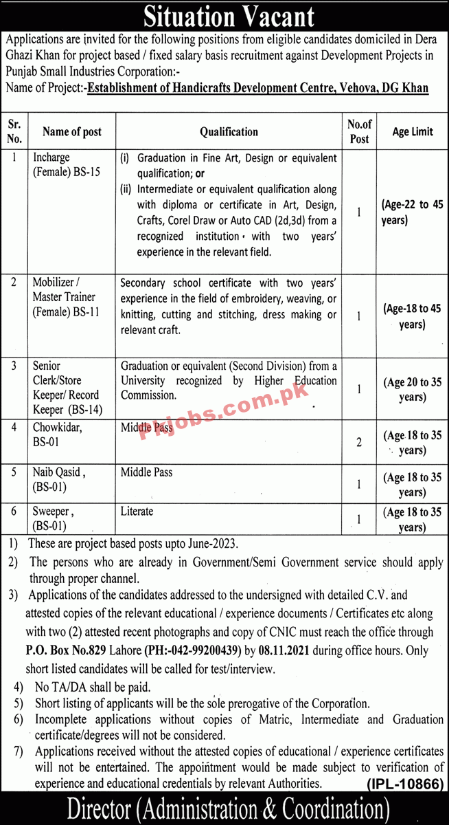 Industrial PK Jobs 2021 | Industries Commerce & Investment Department Management PK Jobs 2021