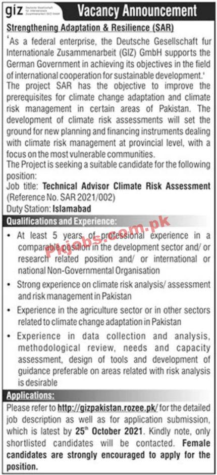 Jobs in GIZ