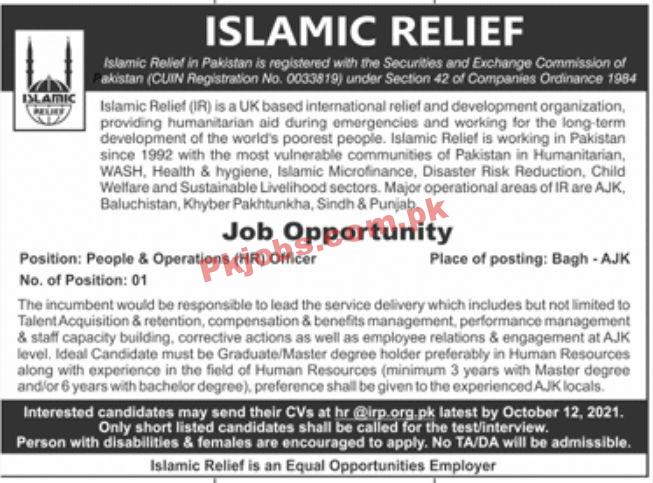 Jobs in Islamic Relief in Pakistan