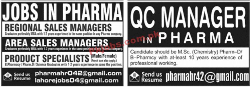 Jobs in Pharma Company