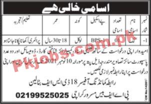 PAF PK Jobs 2021 | Pakistan Air Force Base Announced Civilian PK Jobs 2021