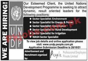 UNDP PK Jobs 2021 | United Nations Development Program Announced Management PK Jobs 2021