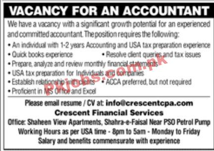 Jobs in Crescent Financial Services