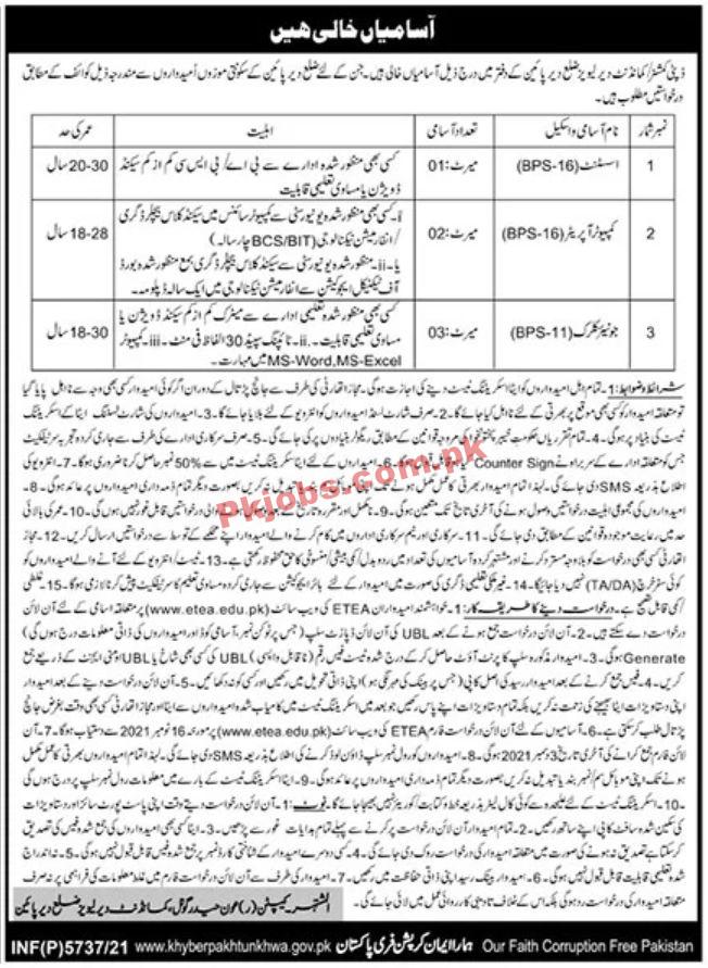 Jobs in Deputy Commissioner