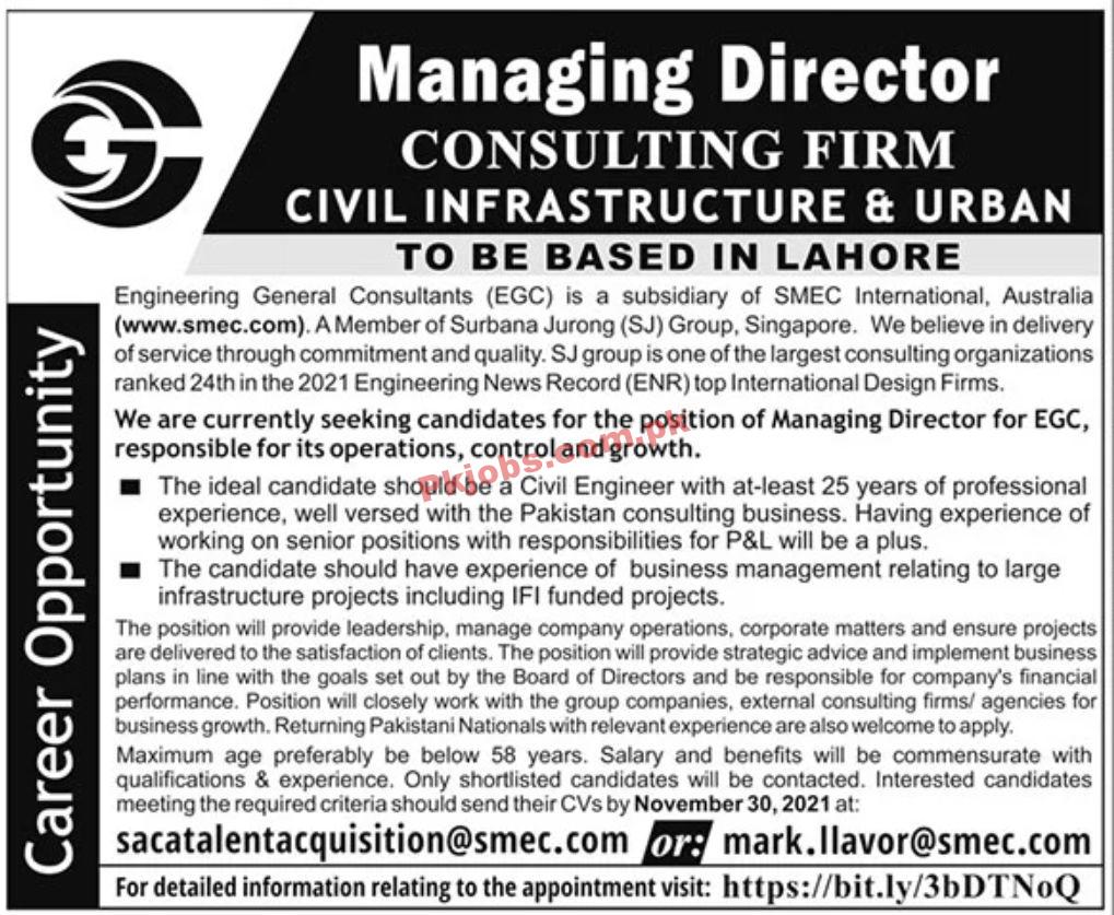 Jobs in EGC Engineering General Consultants