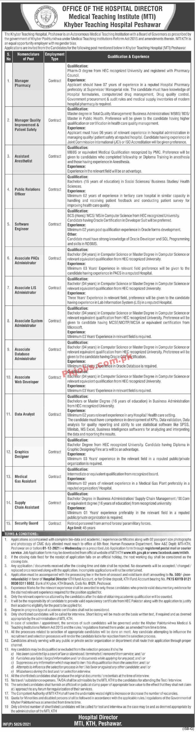 Jobs in Medical Teaching Institute MTI