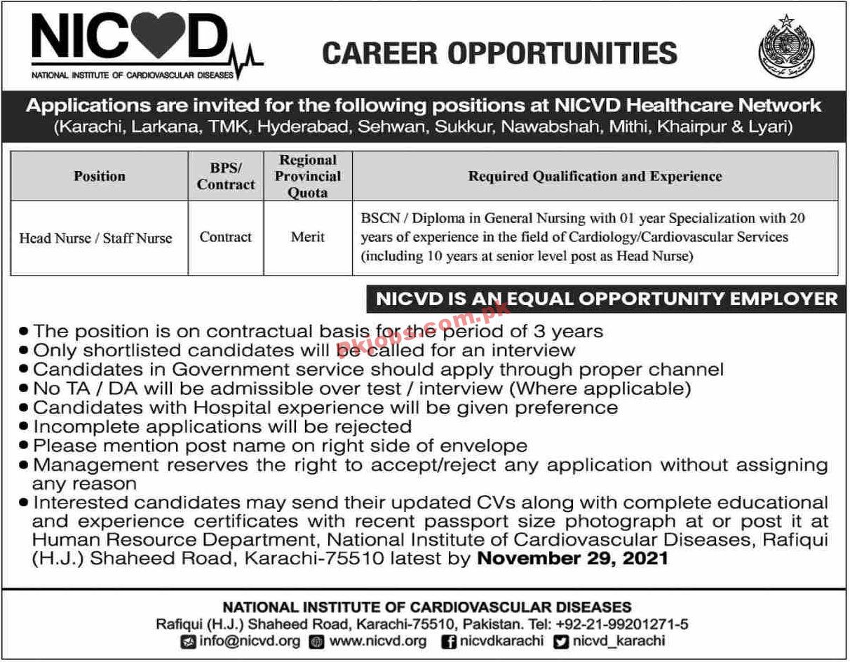 Jobs in NICVD