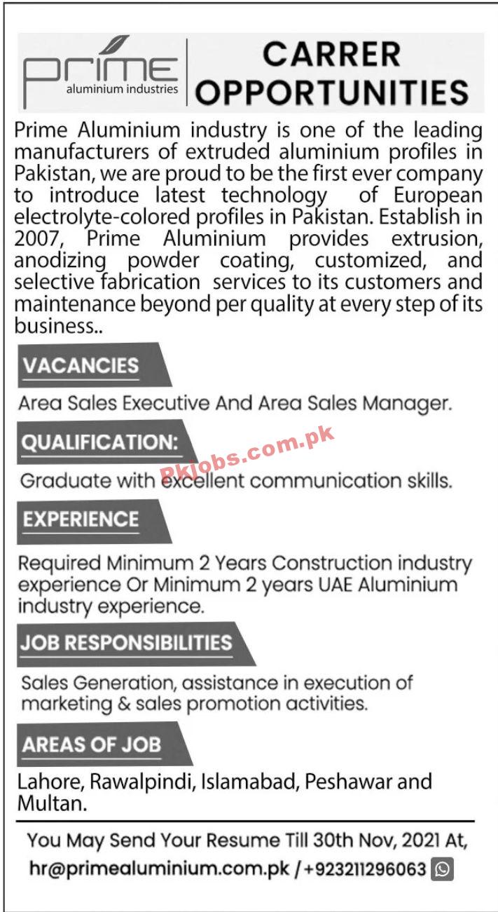 Jobs in Prime Aluminium Industry