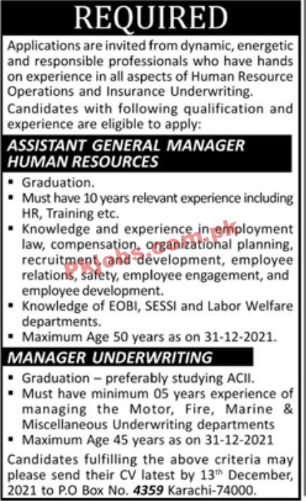 Jobs in Private Sector Karachi