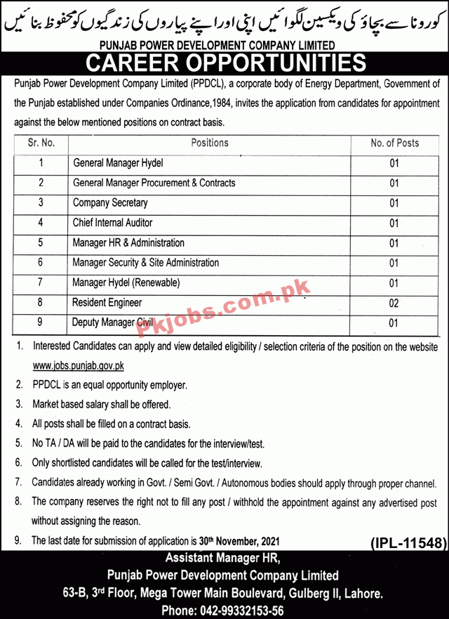 Jobs in Punjab Power Development Company Limited