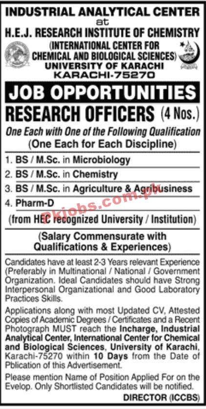 Jobs in University of Karachi UOK