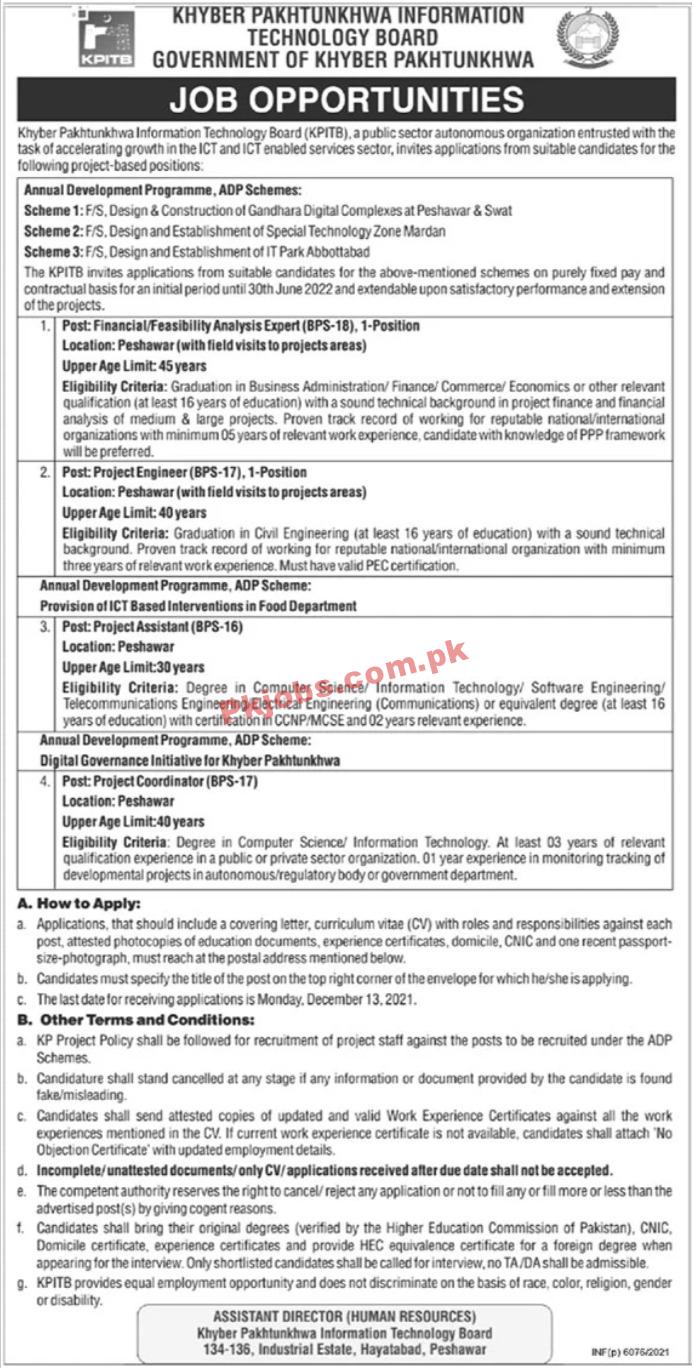 KPITB PK Jobs 2021 KPITB Information Technology Board Headquarters Announced Management PK Jobs 2021