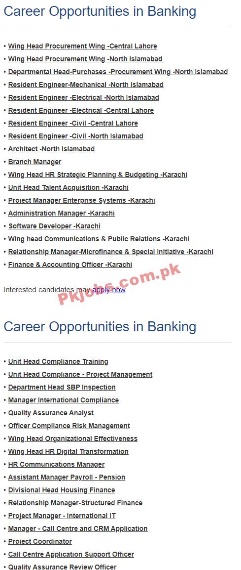NBP PK Jobs 2021 | National Bank of Pakistan Headquarters Announced Management PK Jobs 2021