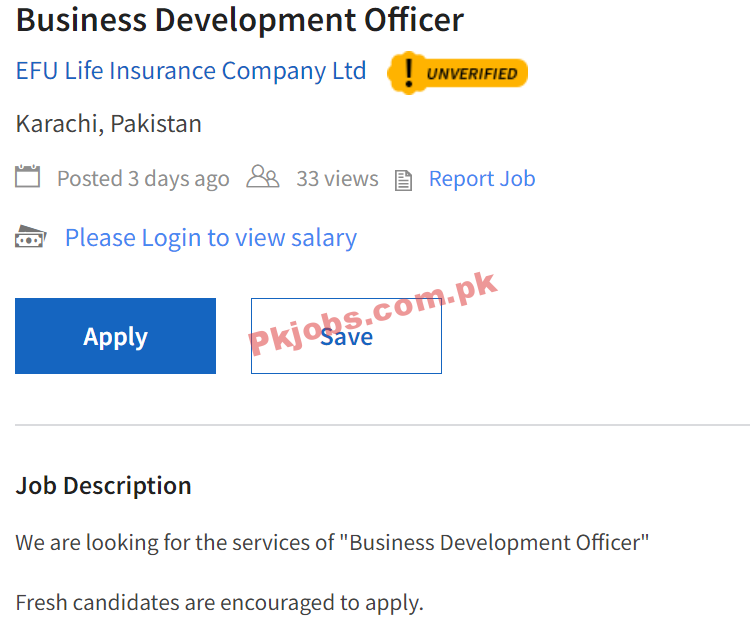 Insurance PK Jobs 2021 | EFU Life Insurance Company Head Office Announced Management PK Jobs 2021