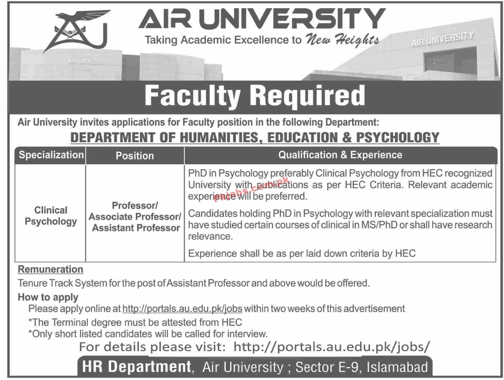 Jobs in Air University