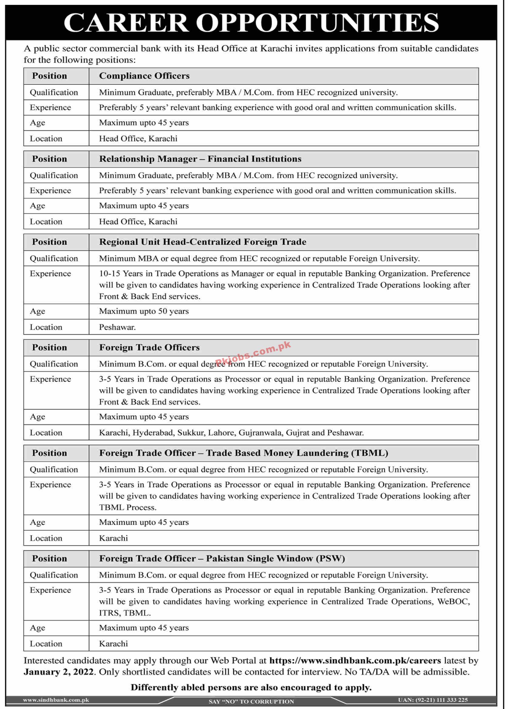 Jobs in Public Sector Commercial Bank