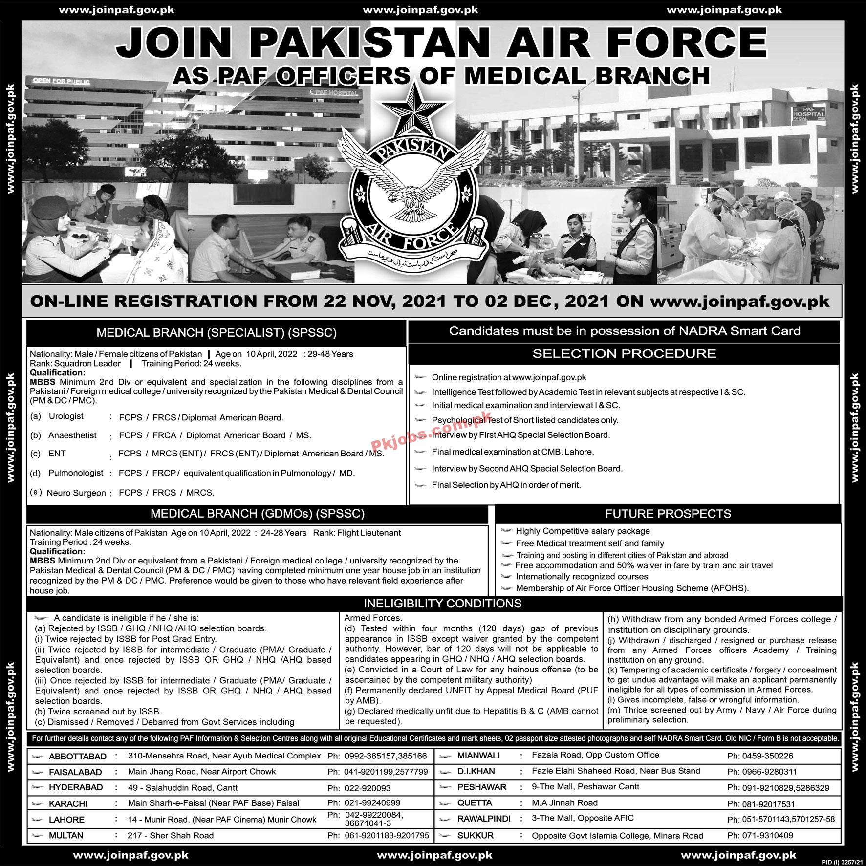 PAF PK Jobs 2021 | Pakistan Air Force PAF Headquarters Announced Latest Advertisement PK Jobs 2021