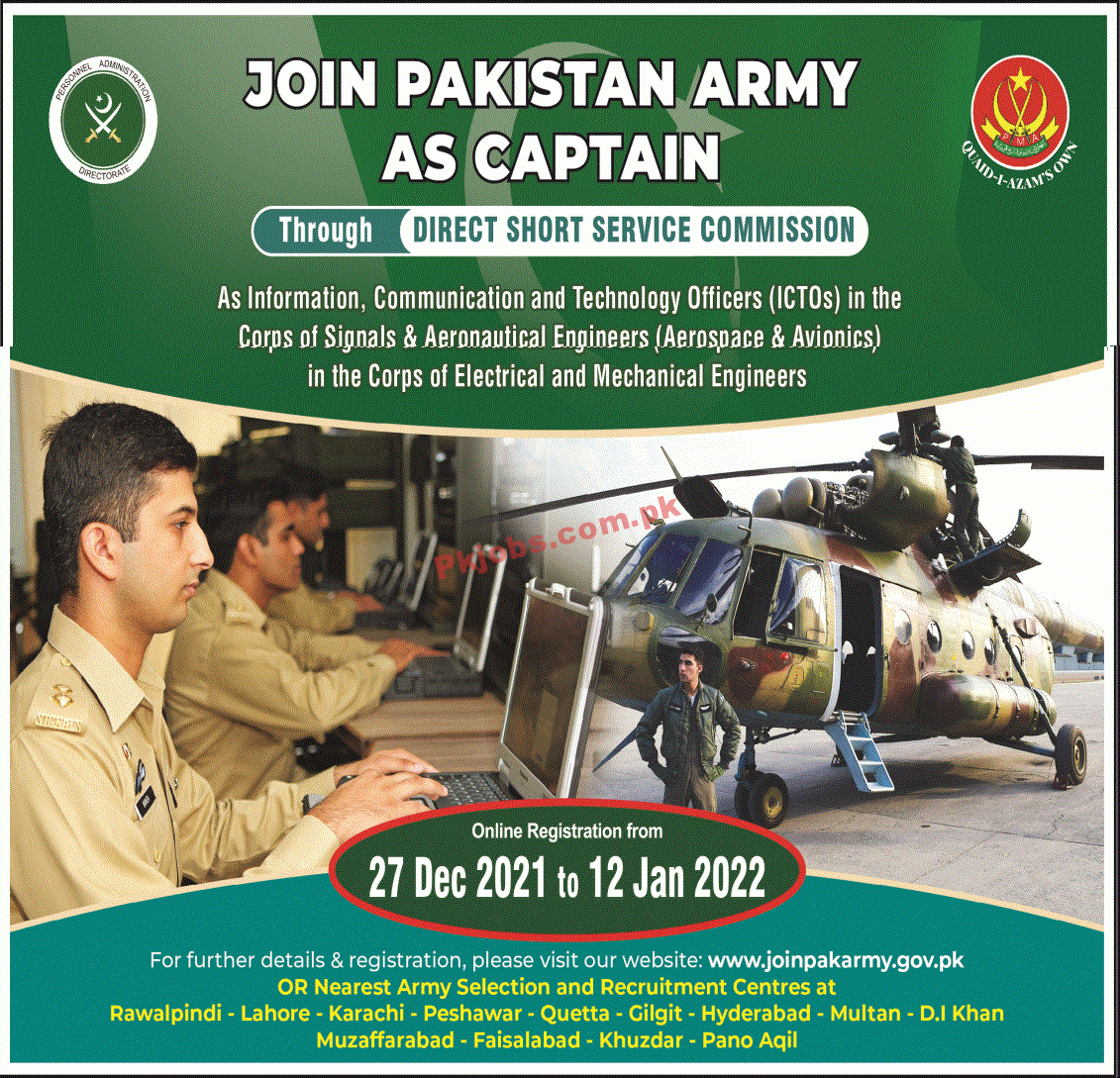 Pakistan Army PK Jobs 2021 | Pakistan Army Headquarters Announced Latest Recruitment PK Jobs 2021