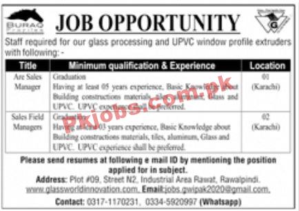 Jobs in Glass Processing Company