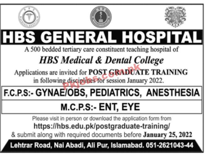 Jobs in HBS General Hospital