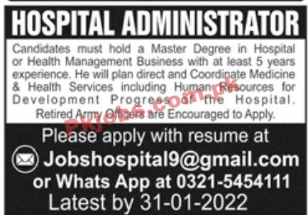 Jobs in Hospital