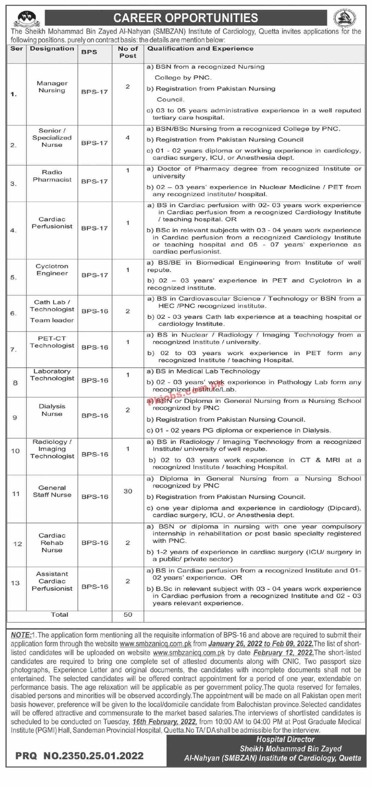 Jobs in Institute of Cardiology