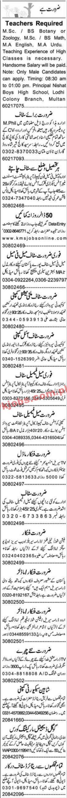 Private Jobs 2022 | Private Companies in Pakistan Announced Latest Management & Teaching Jobs 2022