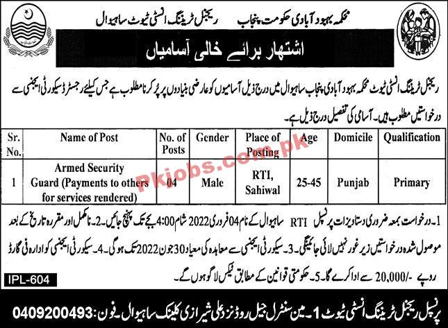 Welfare Jobs 2022 | Population Welfare Department Head Office Announced Latest Advertisement Jobs 2022