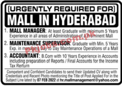 Jobs in Mall in Hyderabad