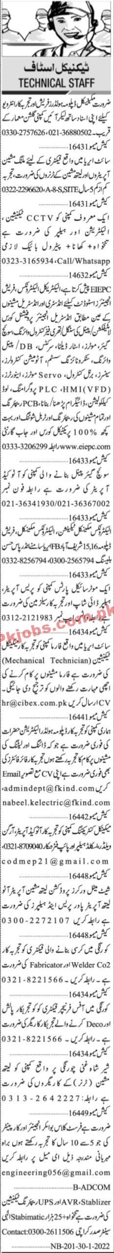 Technical Jobs 2022 | Technical Organization Announced Latest Management & Engineering Jobs 2022