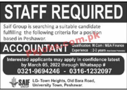 Jobs in Saif Group