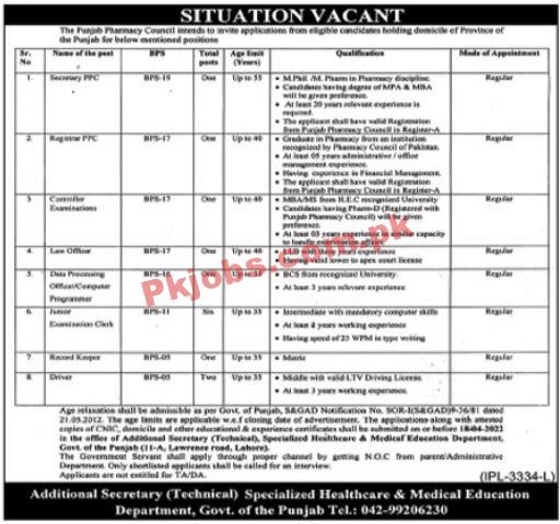 PPC Jobs 2022 | Drugs & Pharmacy Council Headquarters Announced Latest Management Jobs 2022