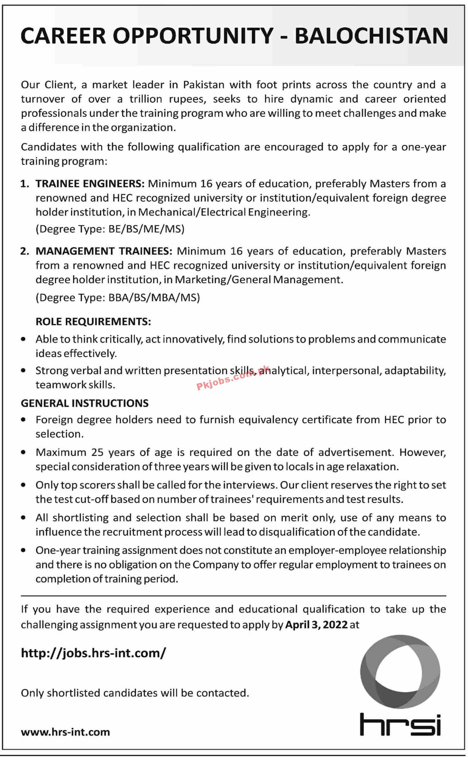 Jobs in HRSI INT