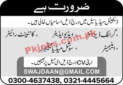 Jobs in Digital Media Cell