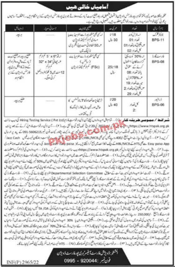 Forest Department Jobs 2022 | Provincial Forest Department Headquarters Announced Latest Advertisement Jobs 2022