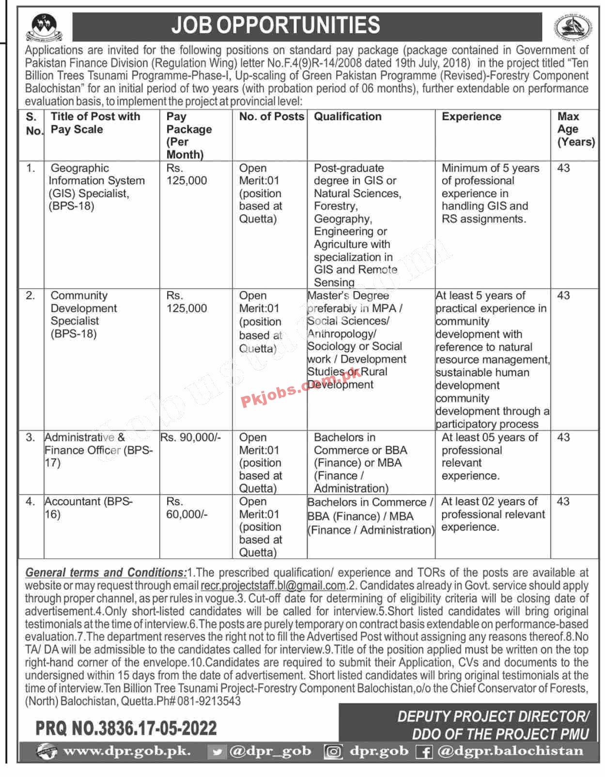 Islamabad Govt of Pakistan Finance Division New Jobs 2022 Advertisement – Pk Jobs