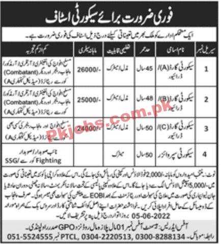 Jobs in Private Sector Rawalpindi