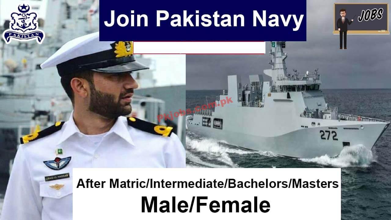 Pakistan PAK NAVY PN Cadet Today Jobs 2022 Advertisement – Pk Jobs