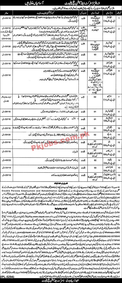 Peshawar District and Session Court Pakistan Latest Jobs 2022 Advertisement – Pk Jobs