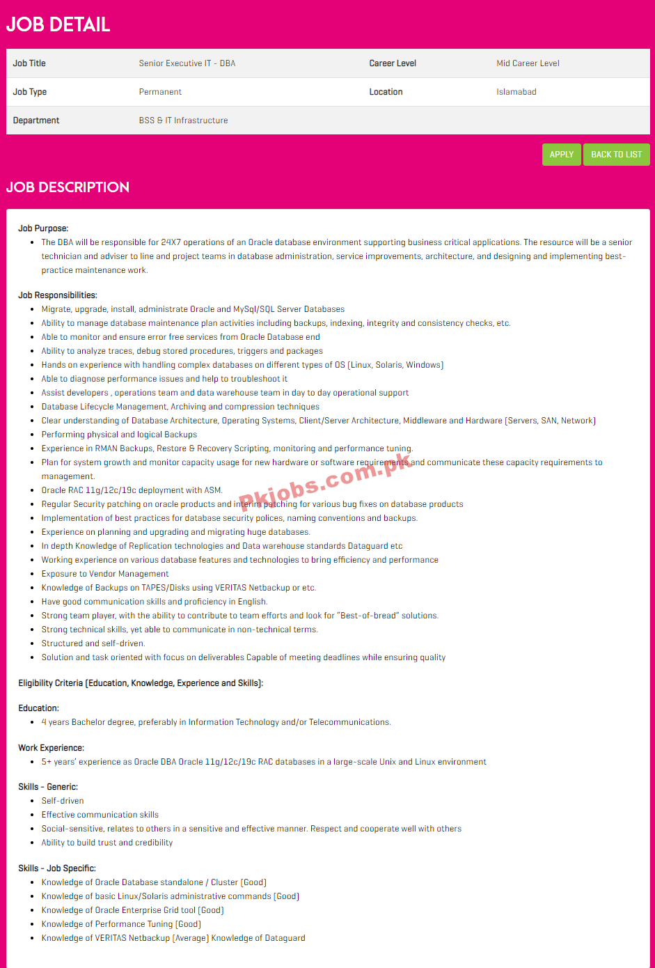 Zong Jobs 2022 | Zong Pakistan Telecom Company Head Office Announced Latest Advertisement Jobs 2022