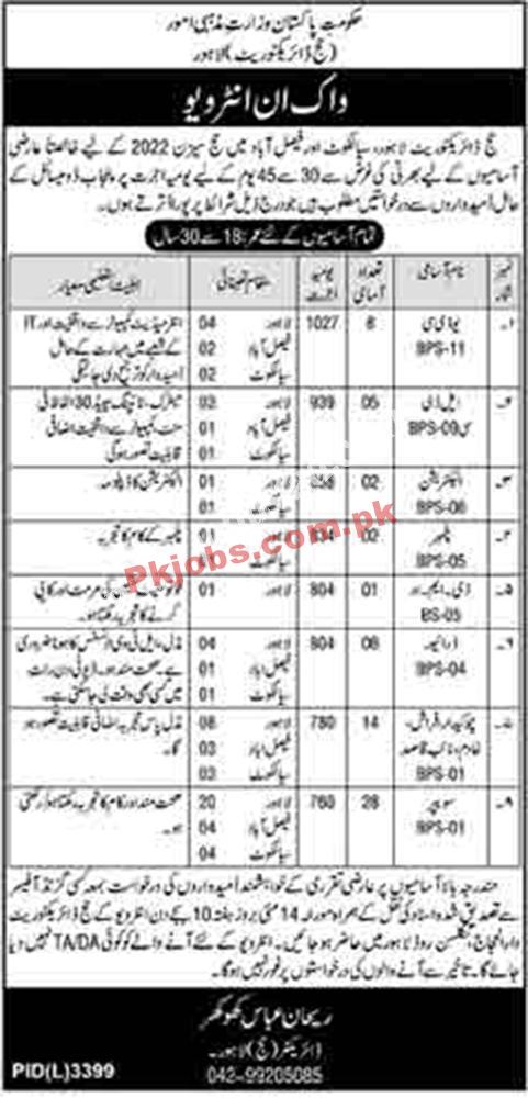 govt jobs today Ministry of Religious Affairs and Interfaith Harmony Jobs 2022 – Pk Jobs