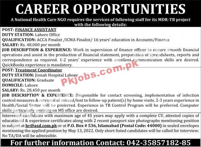 latest jobs in pakistan Association for Social Development ASD Jobs 2022 – Pk Jobs