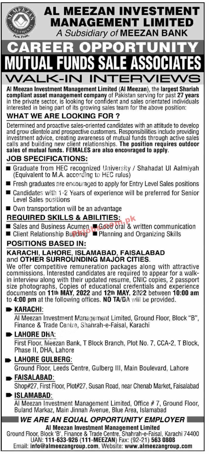 today new jobs in pakistan Al Meezan Investment Management Ltd Jobs 2022 – Pk Jobs